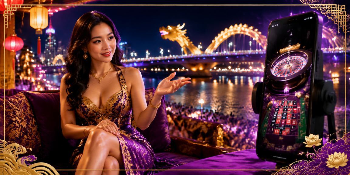 Người dùng tại Đà Nẵng xem lịch thi đấu thể thao trực tuyến qua điện thoại trong lễ hội