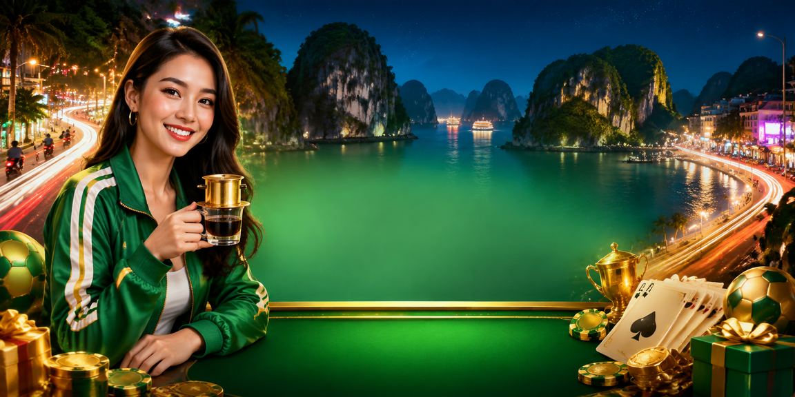 Người chơi thư giãn với trò chơi bài trực tuyến tại vịnh Hạ Long